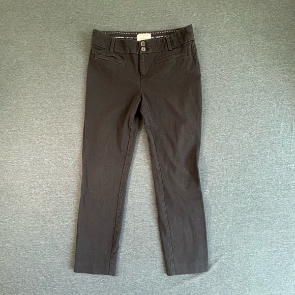 The Essential Slim by Anthropolgie Classic Black Pant Size 2 - Picture 3 of 12